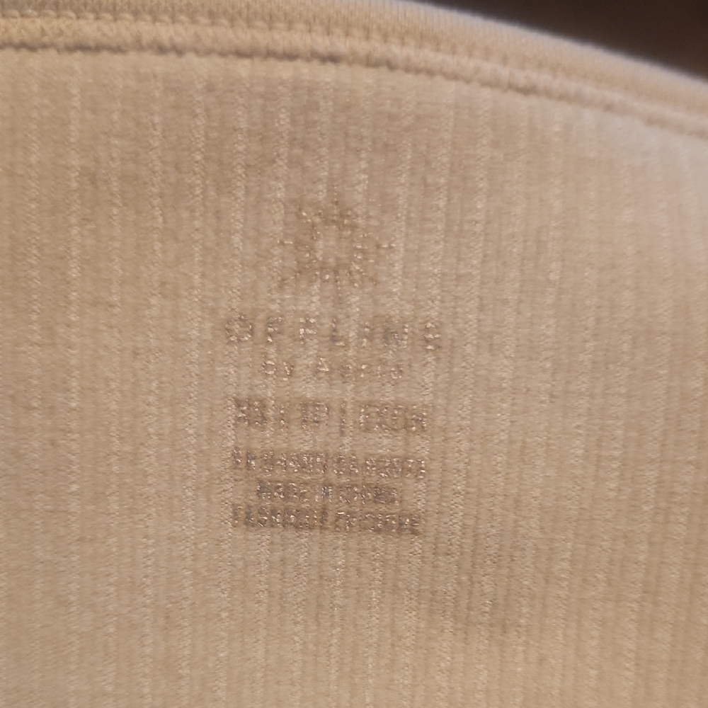 Aerie Cream Ribbed Bodysuit - Picture 5 of 5